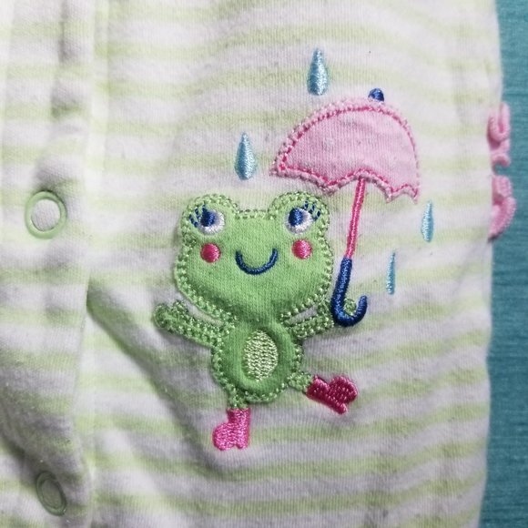 Newborn Girls Pajama Trio - Picture 7 of 8